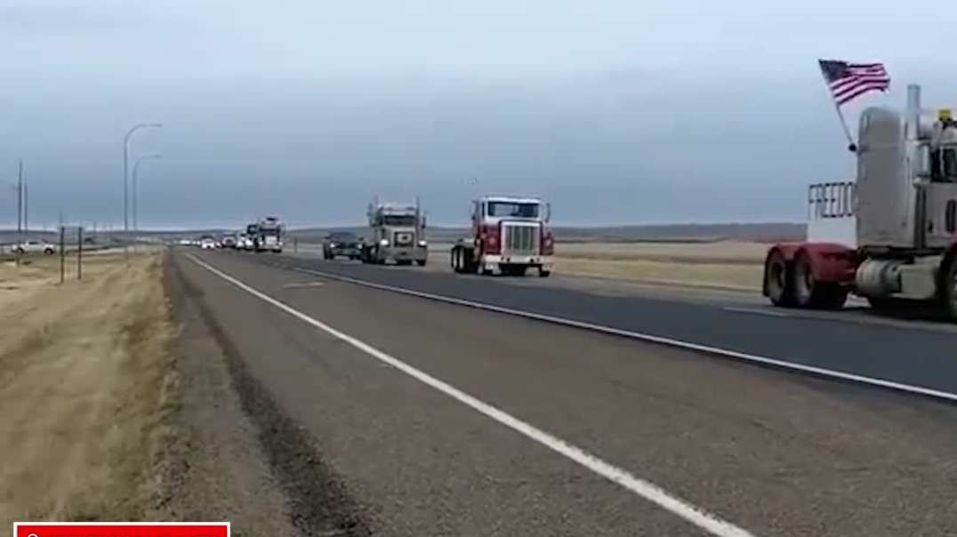 Trudeau Spotted Evading The Convoy
