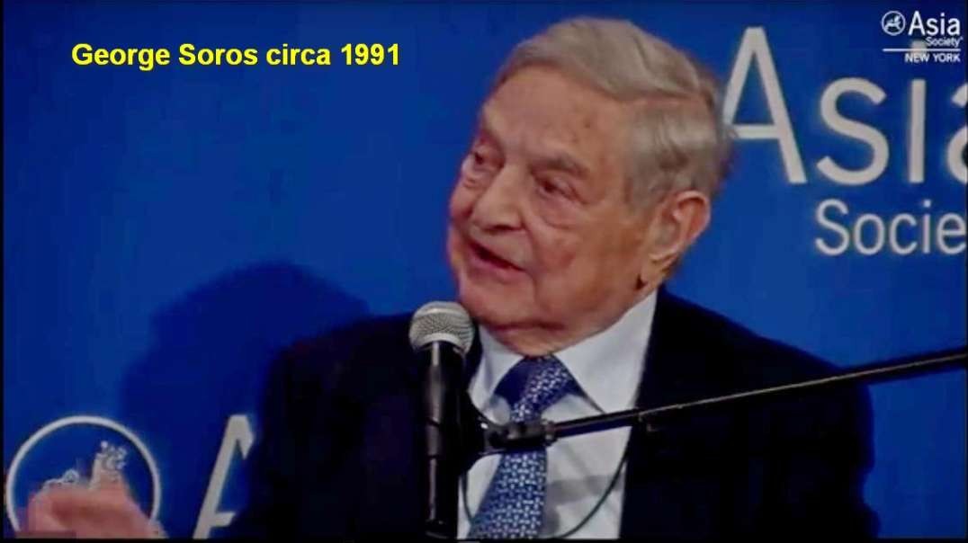 A LAUGHING GEORGE SOROS,BRAGS ABOUT THE SOROS EMPIRE REPLACING THE SOVIET EMPIRE