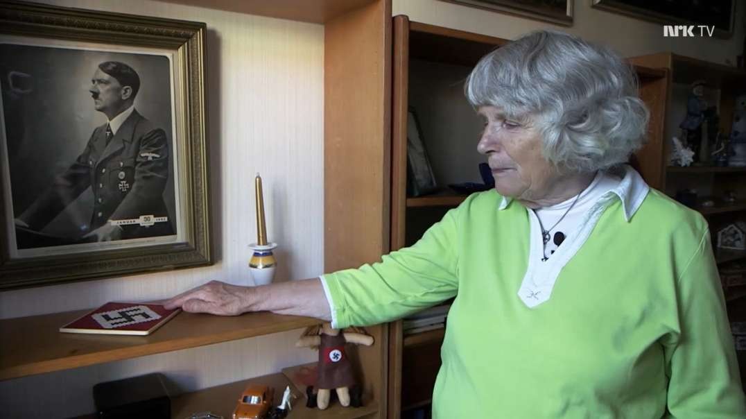 Elderly Women Feels Safe With A Picture Of Adolf Hitler