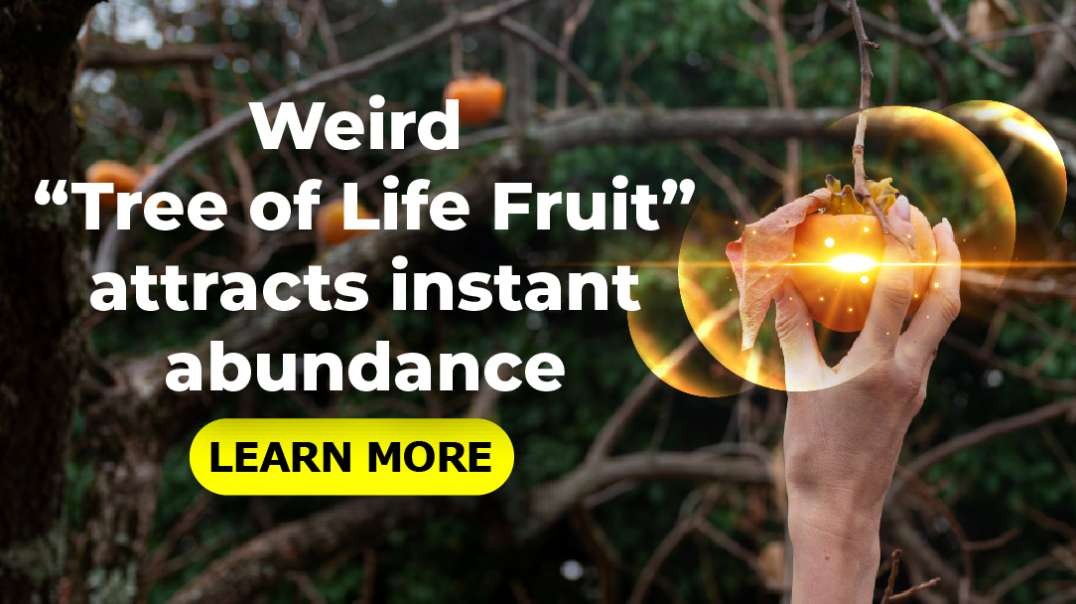 Weird Tree of Life Fruit attracts instant abundance