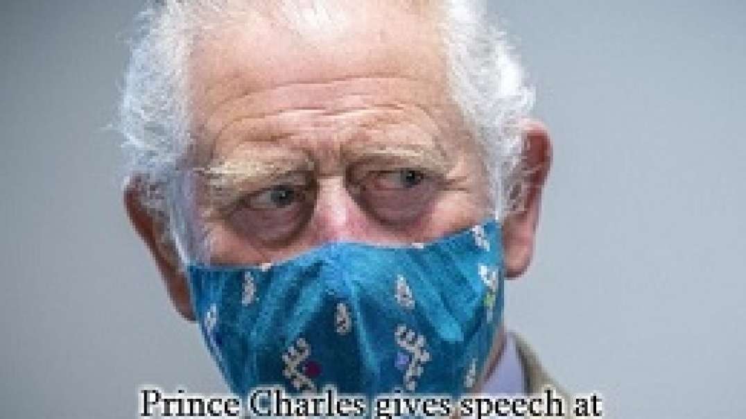 Prince Charles gives speech at UN Climate Change Conference 2021 UK