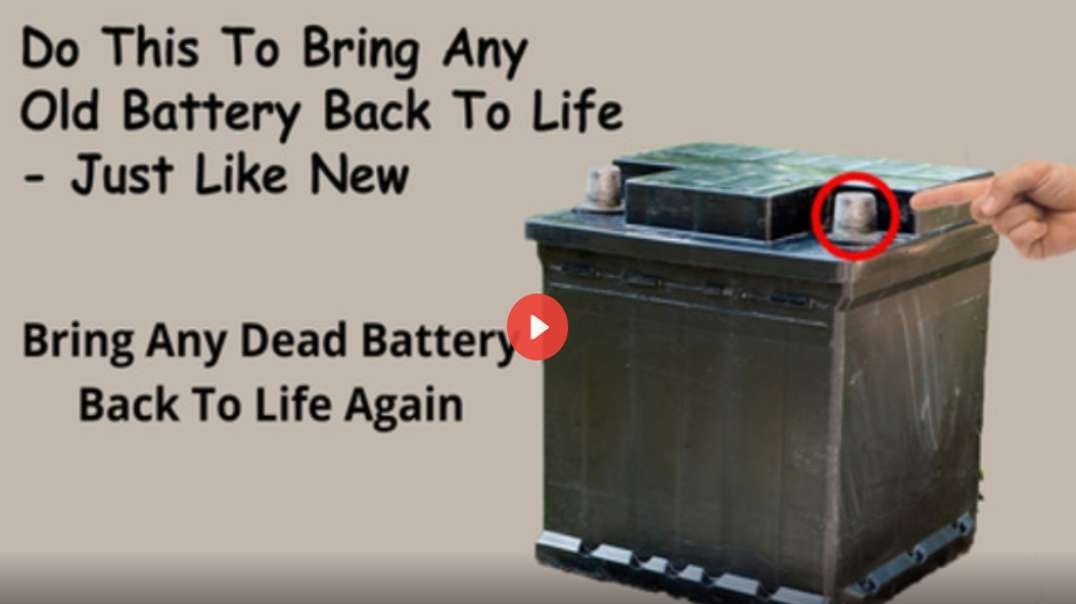 Do This To Bring Any Old Battery Back To Life - Just Like New