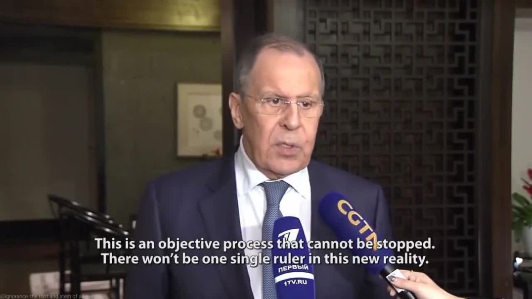 As Russia continues its financial power moves, Russian FM Lavrov says the following