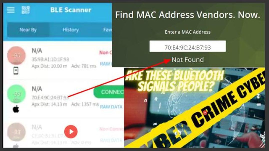 Vaxxed are Marked 666 - Unknown Bluetooth Signals in Restaurants, Gyms..