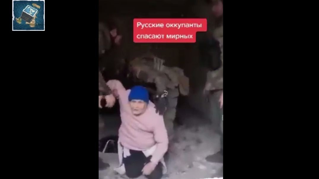 ⁣Chechens and Russian Special Forces are pulling out civilians imprisoned in the basements of Mariup