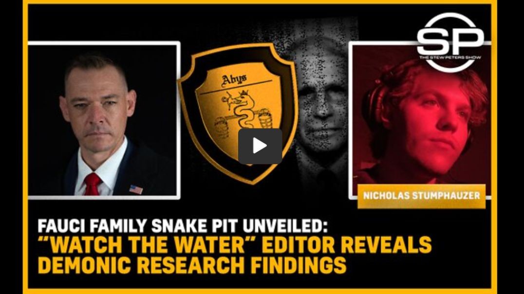Fauci Family Snake Pit Unveiled Watch The Water Editor Makes Demonic Discovery!!