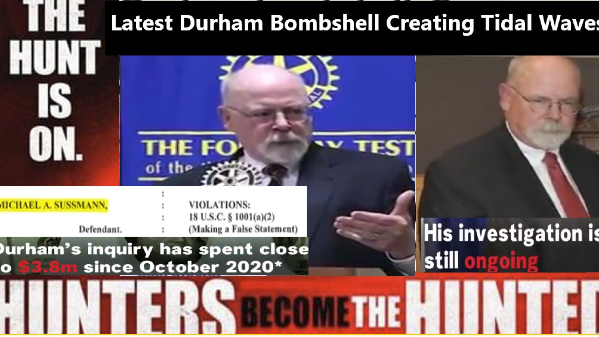 ⁣Latest Durham Bombshell Creating Tidal Waves - THE WORD CONSPIRACY Officially Used to Accuse Hillar
