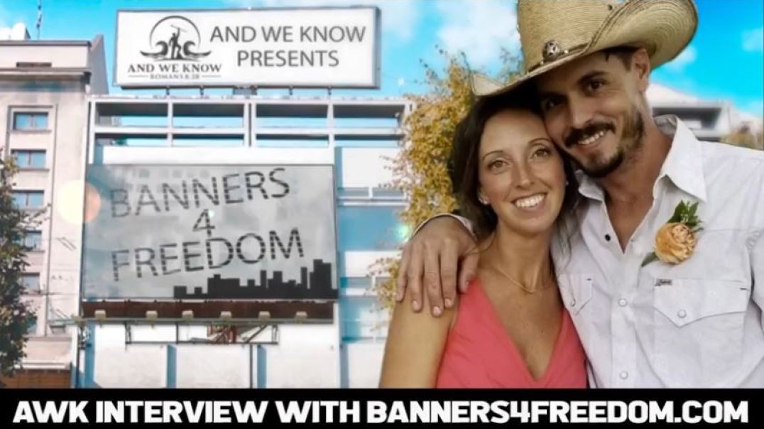 AWK interview with BANNERS4FREEDOM 41422 TWO wonderful LIVES put together for SUCH A TIME AS THIS