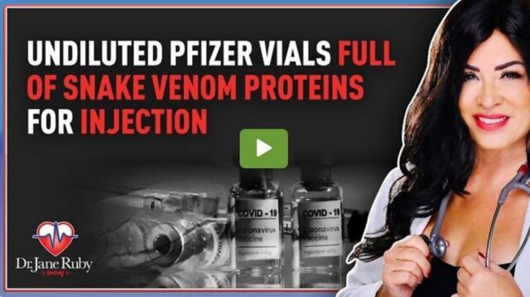Undiluted Pfizer Vials Full of Snake Venom Proteins for Injection