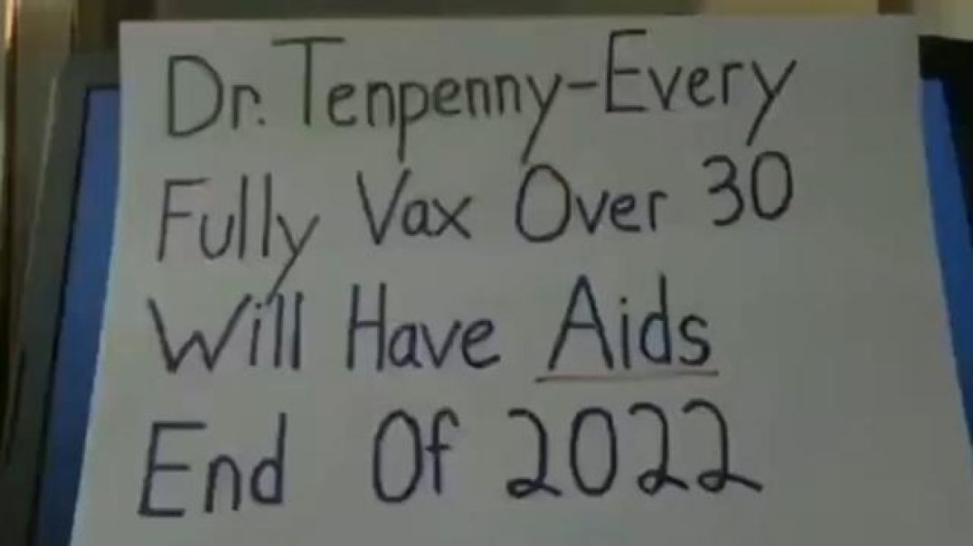 According to Dr tenpenny - Every fully death jabbed  over 30 will have aids by the end of this year,
