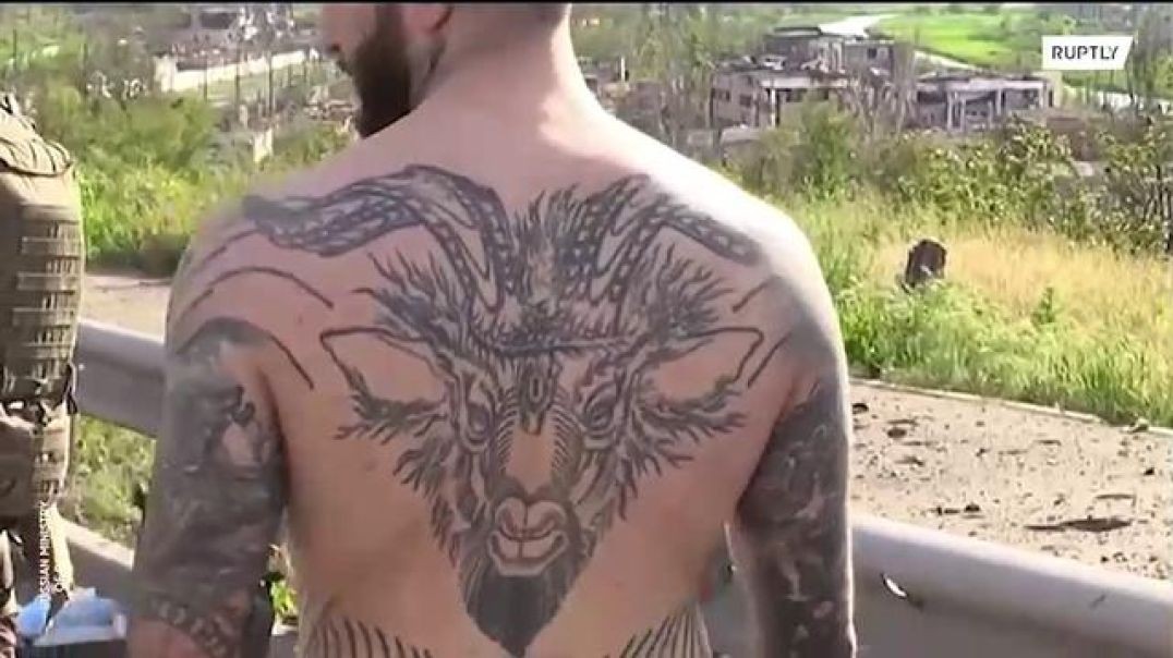 skulls, Nazi-symbol tattoos adorn surrendering Azov unit soldiers from Azovstal