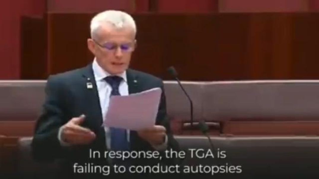 Australian Senator Malcolm Roberts dropping truth bombs all over parliament