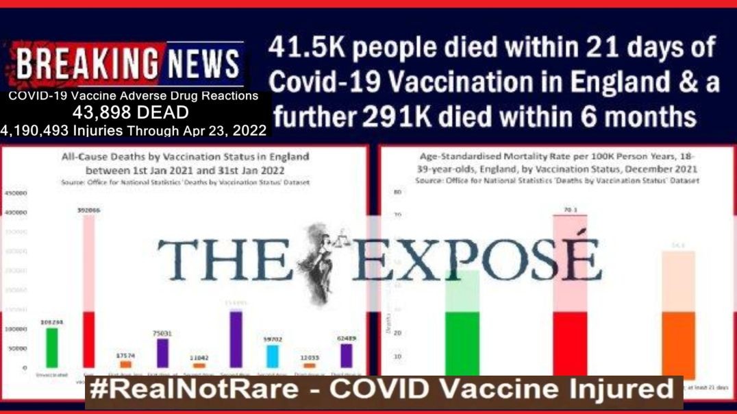 ⁣The Covid Vaccine Trials Documentary [41.5K people died within 21 days, 291K died within 6 months]
