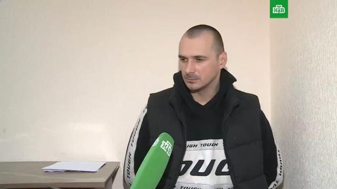 nazi from the terrorist group Azov Battalion attempted to leave Mariupol dressed as a civilian