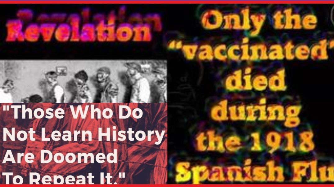 REMINDER -Only The VACCINATED Died during 'Flu' of 1918 [Study history or Repeat it]