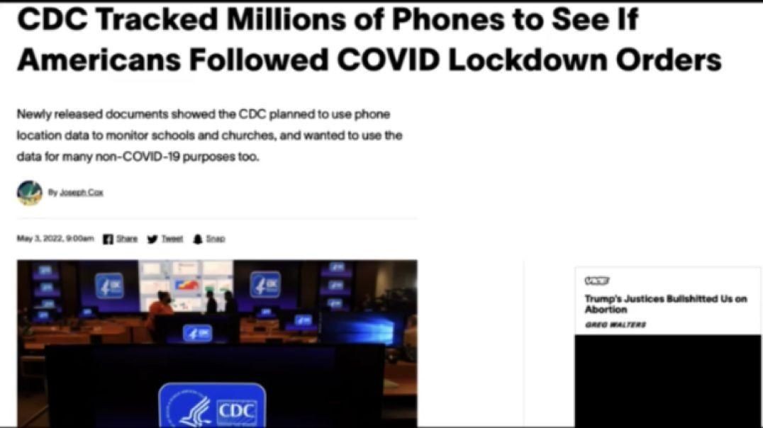 ⁣CDC Admits to Tracking People To See Who Followed Orders