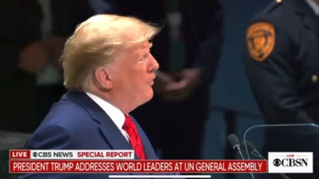 President Trump tells U.N. : “The future does not belong to globalists”