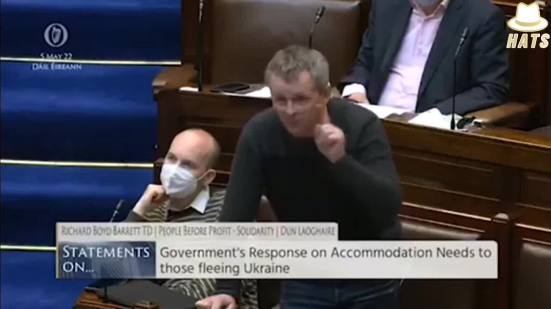 Irish Politician calls for the government to seize people's private property to support Ukrania