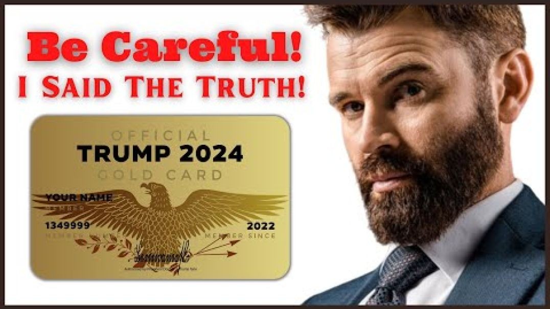 Official TRUMP 2024 Gold Card - Get your very own Trump card today