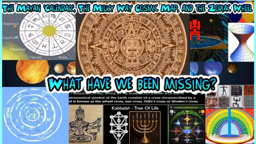 ⁣⁣The Mayan 'Calendar', The Milky Way Cosmic Map, and the Zodiac Wheel. What have we been 