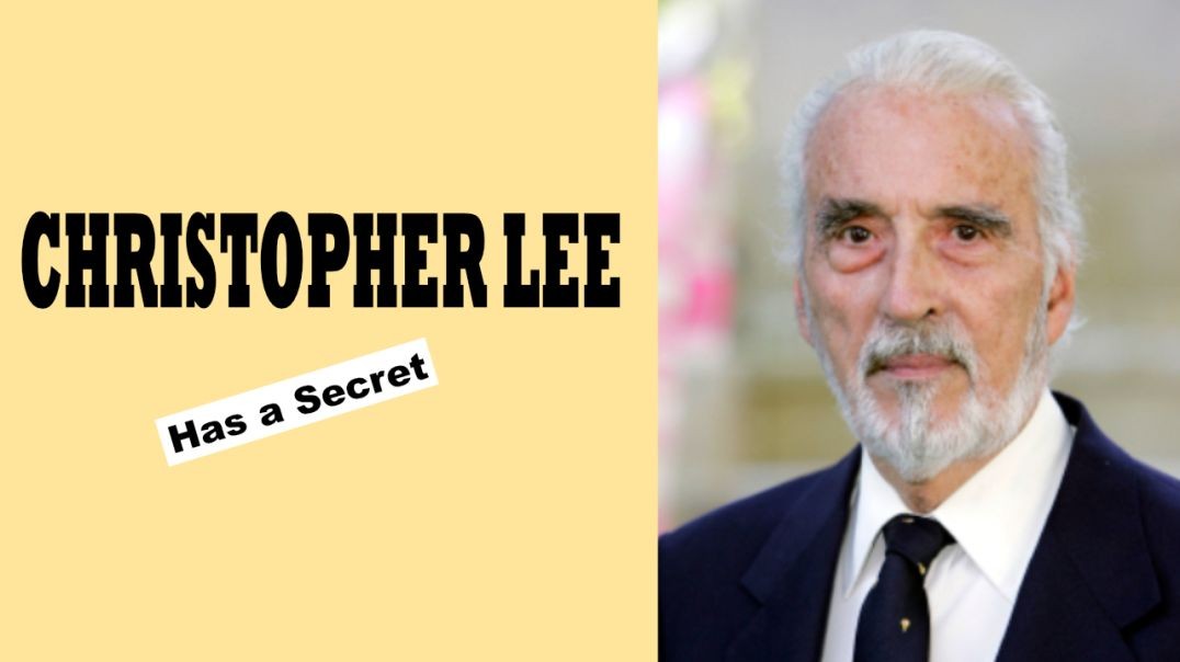 Christopher Lee has a secret