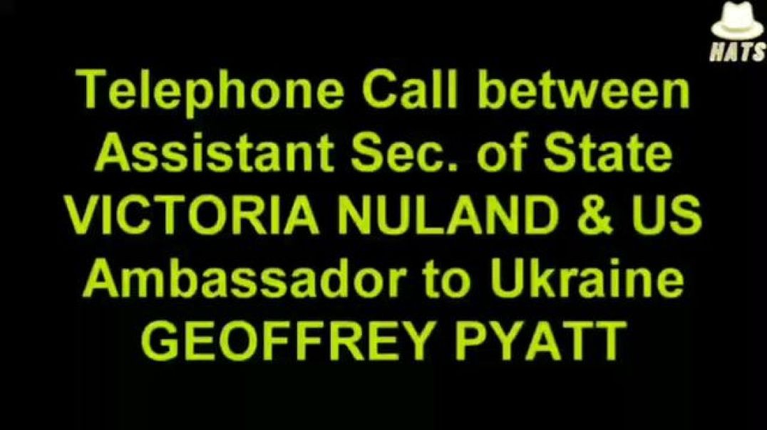 Leaked phone call from 2014 between two U.S deep state agents