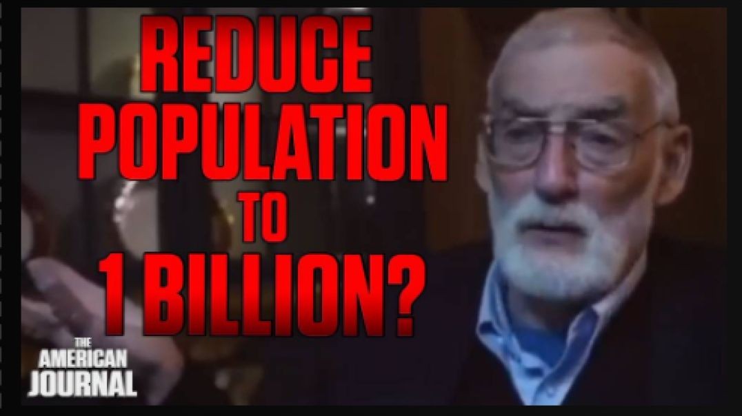 ⁣Club Of Rome Announces Intention To Decrease World Population To One Billion!!!