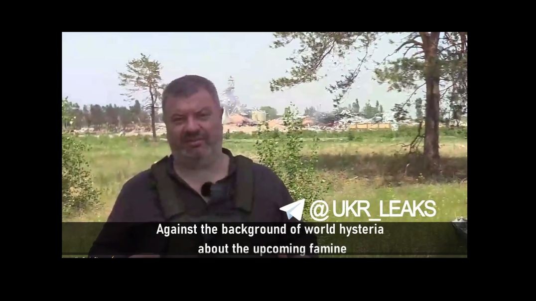 Ukranian Security Blow Up Grain Storage Facility