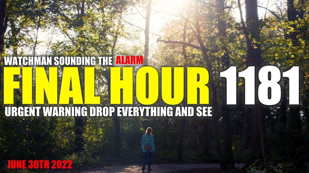 FINAL HOUR 1181 - URGENT WARNING DROP EVERYTHING AND SEE - WATCHMAN SOUNDING THE ALARM