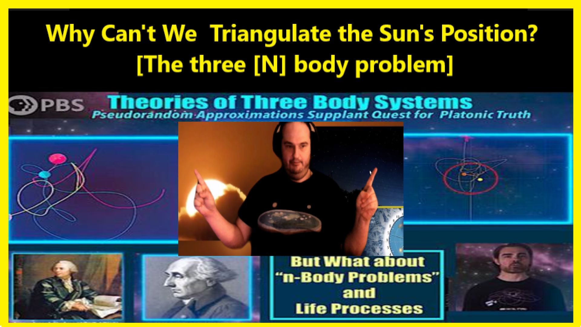 The three [N] body problem - Why Is it Impossible to Triangulate the Sun's Position?