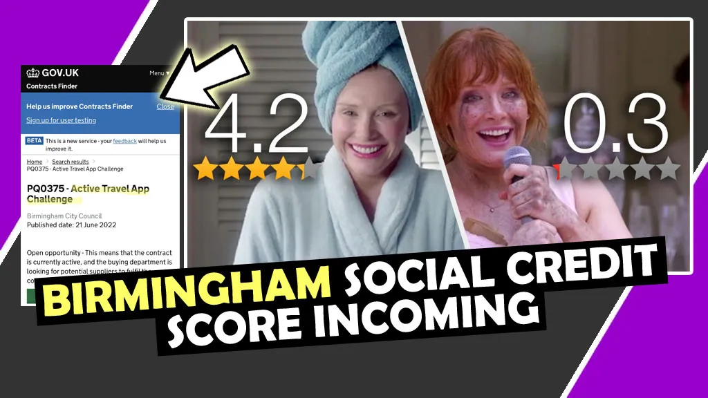 Birmingham Social Credit Score System INCOMING