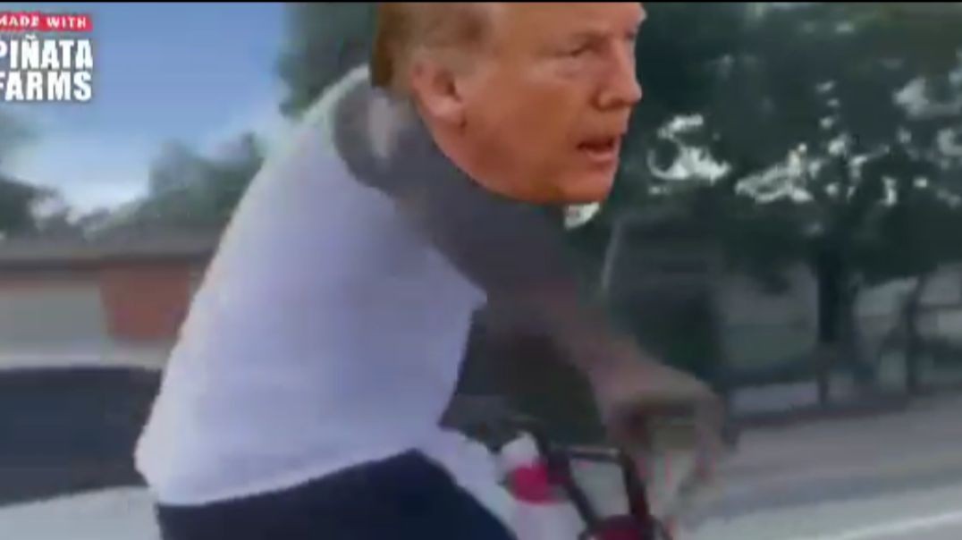 Not everyone can ride like Donald Trump