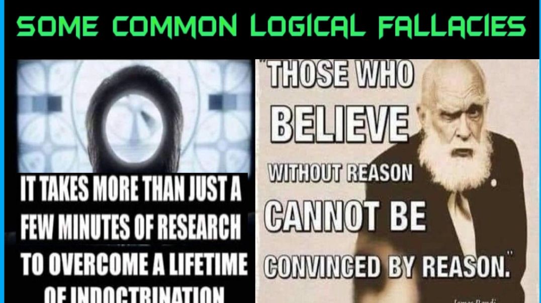 Some Commonly Used MAJOR Deceptions & Logical ⁣Fallacies