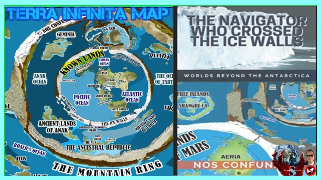 ⁣The TERRA INFINITA MAP [THE NAVIGATOR WHO CROSSED THE ICE WALLS - WORLDS BEYOND THE ANTARCTICA]