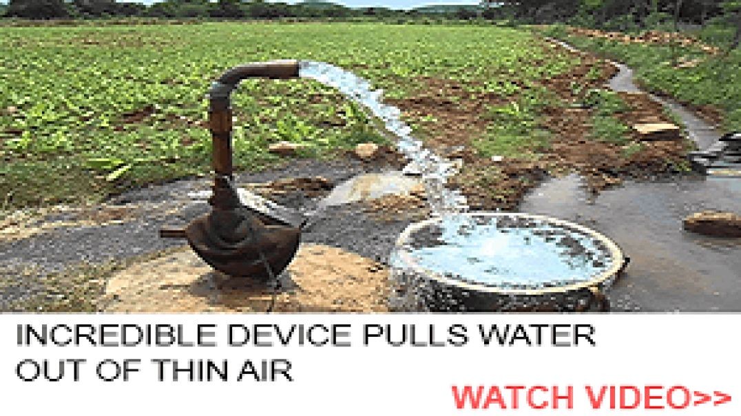 Incredible Device Pulls Water Out Of Thin Air