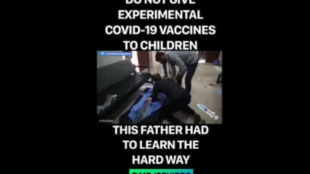 A father's son collapsed after his Covid 19 vaccination. Sadly, He Did Not Make It. 💉😢!