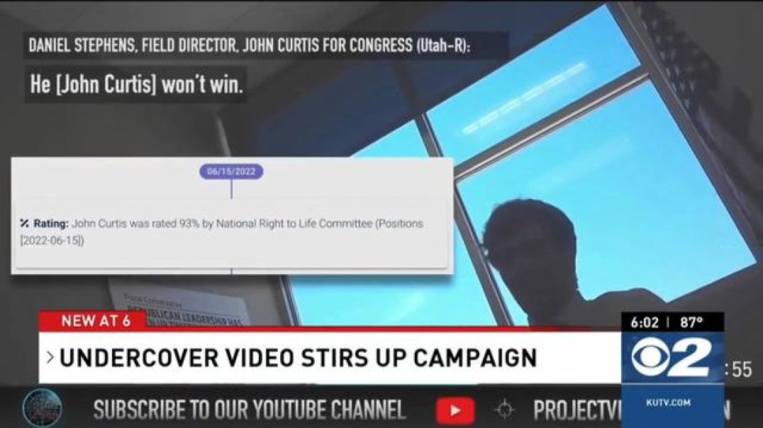 Rep. John Curtis RESPONDS to Project Veritas Action Investigation Into His 2022 Campaign
