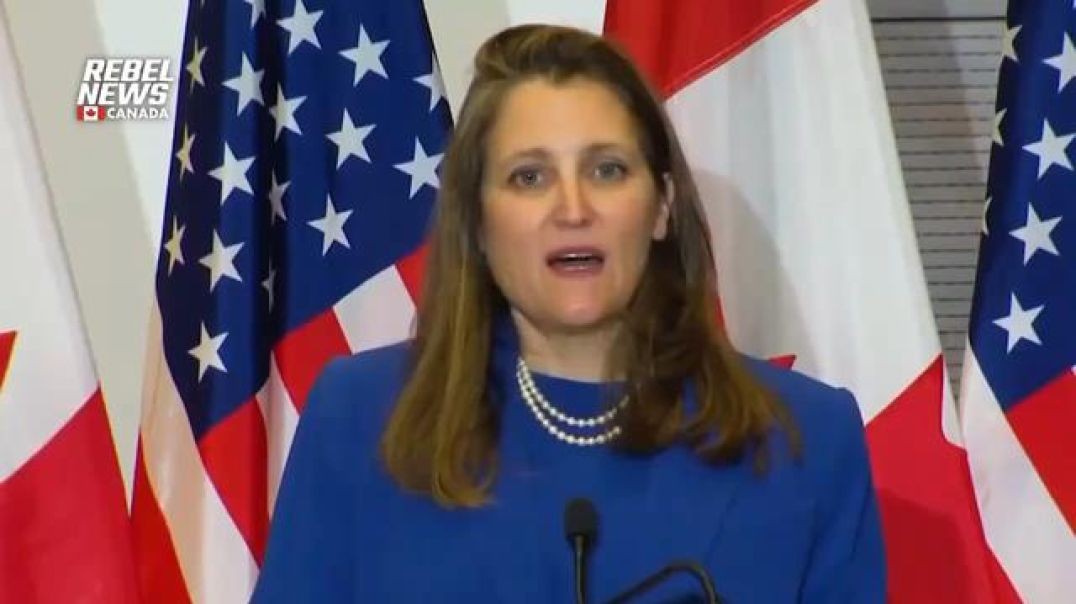 Canada’s Deputy PM Chrystia Freeland Acknowledges Only Criminals Will Have Guns