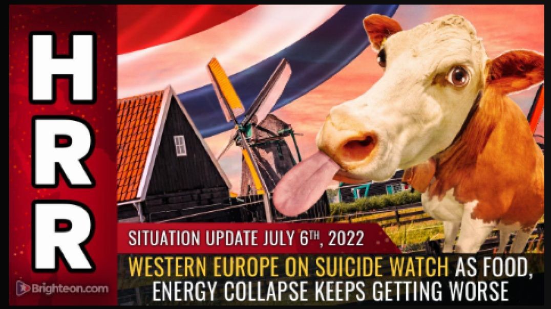⁣Western Europe on SUICIDE WATCH as food, energy collapse keeps getting worse!!!