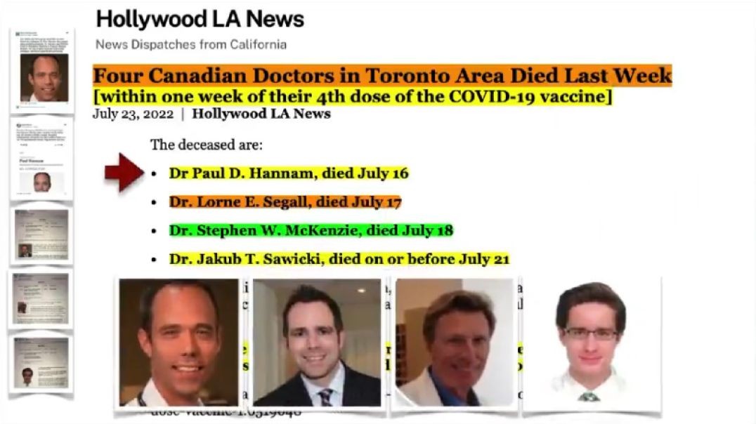 4 Canadians Doctors Die After 4th Dose
