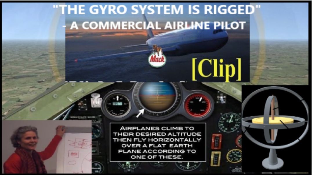 ⁣THE GYRO SYSTEM IS RIGGED - A COMMERCIAL AIRLINE PILOT