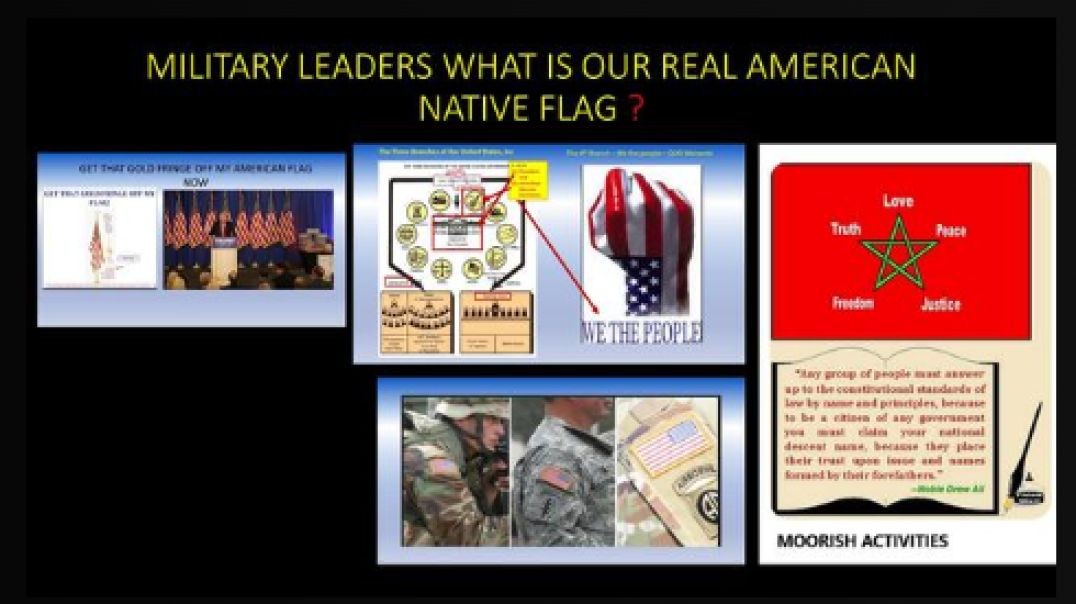 Military, what is our real Native American flag if the USA Inc is a Corrupt PED Foreign Corporation?