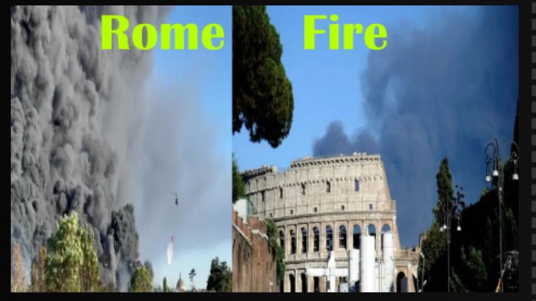 Rome is Burning!! Massive Fire Ravages the Vatican in Rome!!