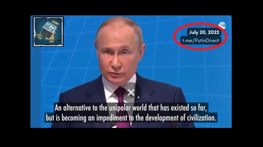 ⁣Nothing Can Stop What's Coming...  Putin -  20th July  2022