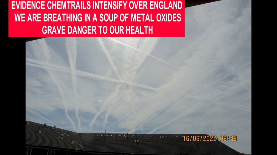 Chemtrailing Intensifies Reports From North and West of England