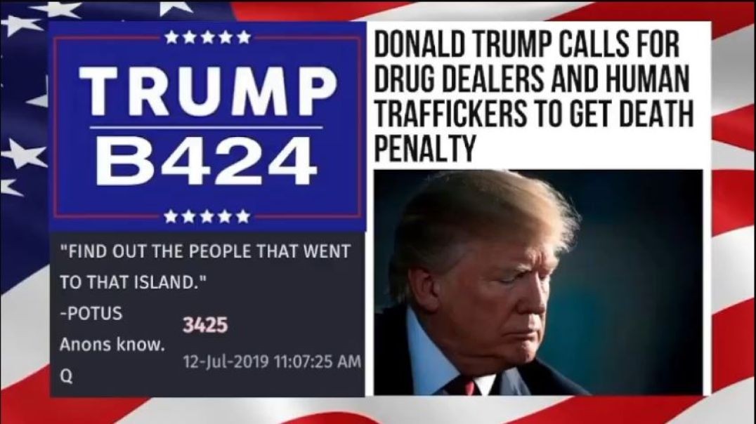 Trumps Path to Reinstatement B424 Death Penalty for Human  Drug Traffickers Epstein Flight Logs