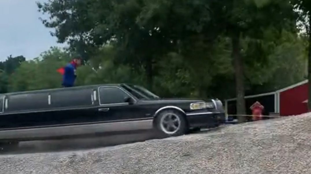 Have You Ever Seen A Limo Jump A Trailer?