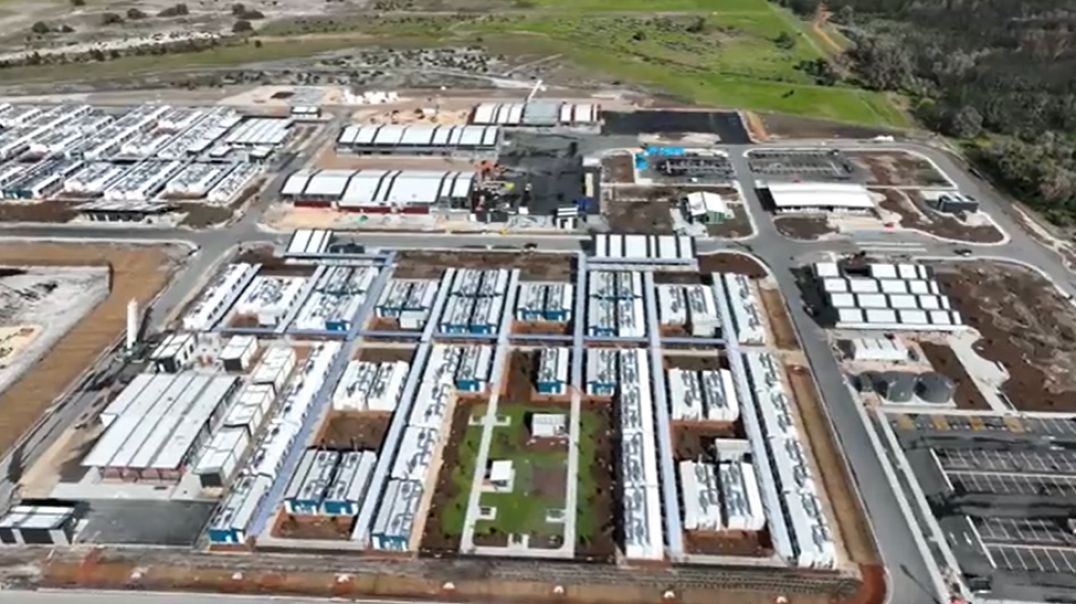 Drone Footage Of The New Covid Death Camp in Perth Australia