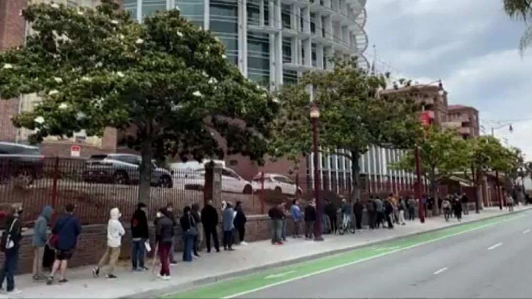 Long Lines In San Francisco For Monkeypox "Vaccine."