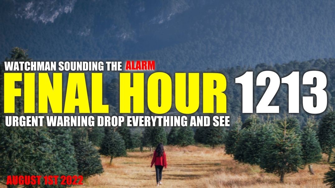 FINAL HOUR 1213 - URGENT WARNING DROP EVERYTHING AND SEE - WATCHMAN SOUNDING THE ALARM